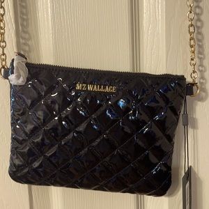 Brand new sold out MZ WALLACE patent crossbody!